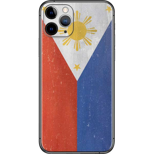 Philippines Flag Distressed iPhone 11 Pro Skin